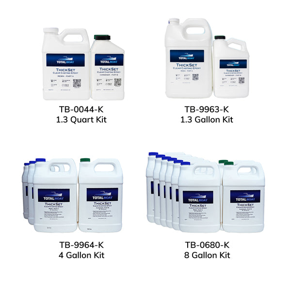 ThickSet Deep Pour Epoxy Resin Kits