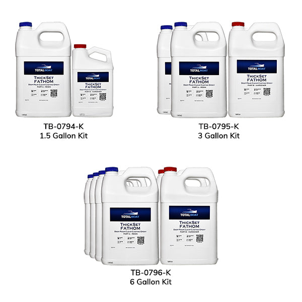 ThickSet Fathom Deep Pour Clear Casting Epoxy