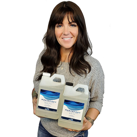 MakerPoxy Crystal Clear Artist’s Resin by Jess Crow