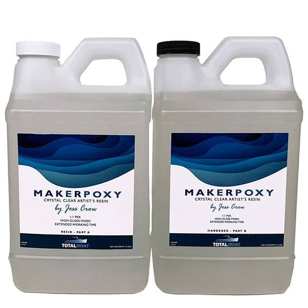 MakerPoxy Crystal Clear Artist’s Resin by Jess Crow