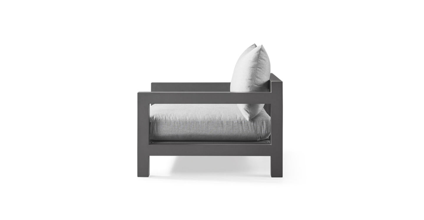PACIFIC ARM CHAIR ALUMINUM ASTEROID