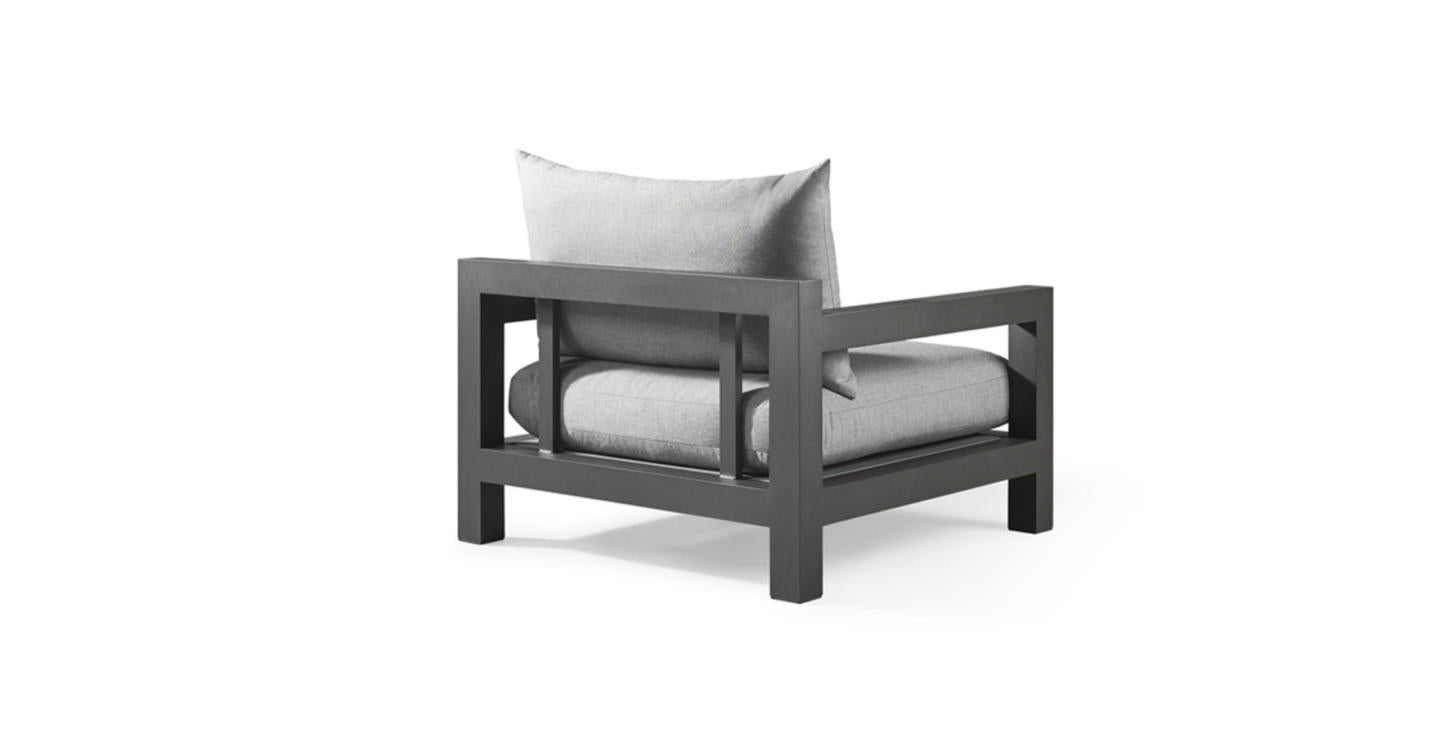 PACIFIC ARM CHAIR ALUMINUM ASTEROID