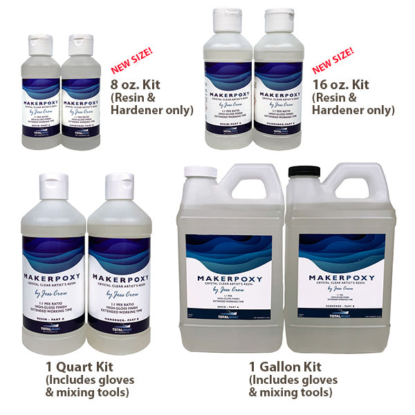 MakerPoxy Crystal Clear Artist’s Resin by Jess Crow