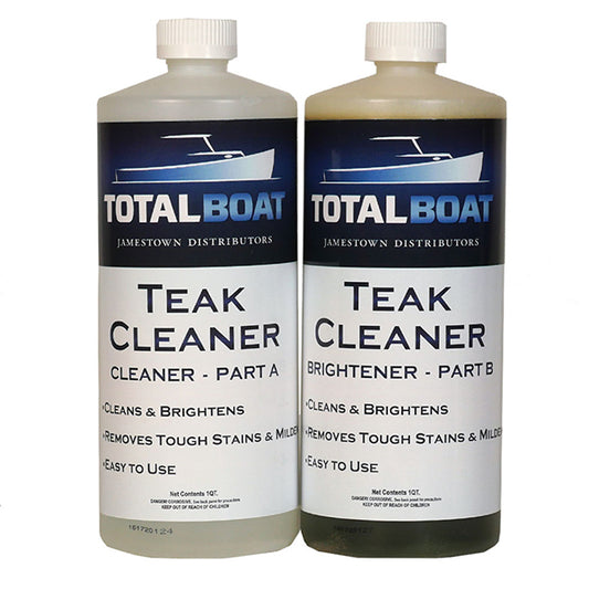2-Part Teak Wood Cleaner and Brightening System