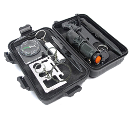 1 Set Outdoor Emergency Equipment Sos Kit First Aid Box Supplies Field Self-Help Box For Camping Travel Survival Gear Tool Kits