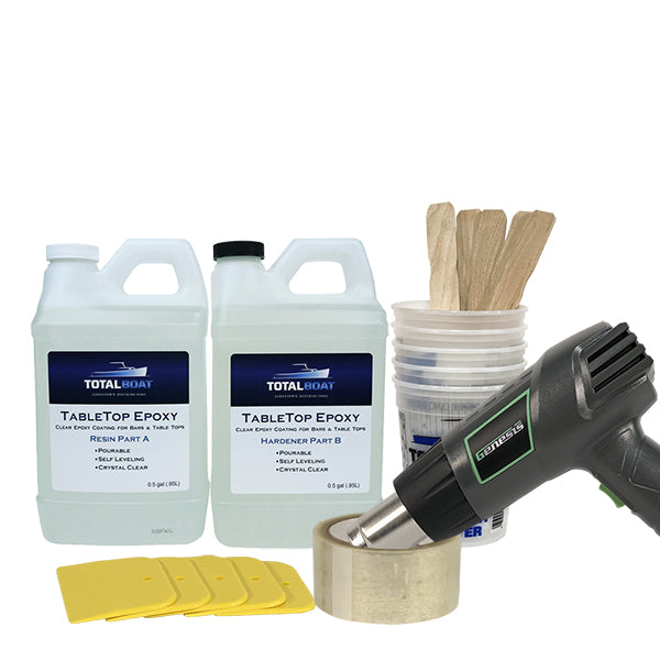 Clear Epoxy Bar Top & Table Top Project Kits