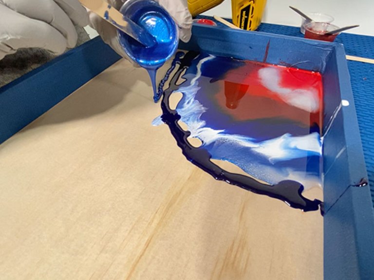 Epoxy Patriotic Serving Tray Mini Kit