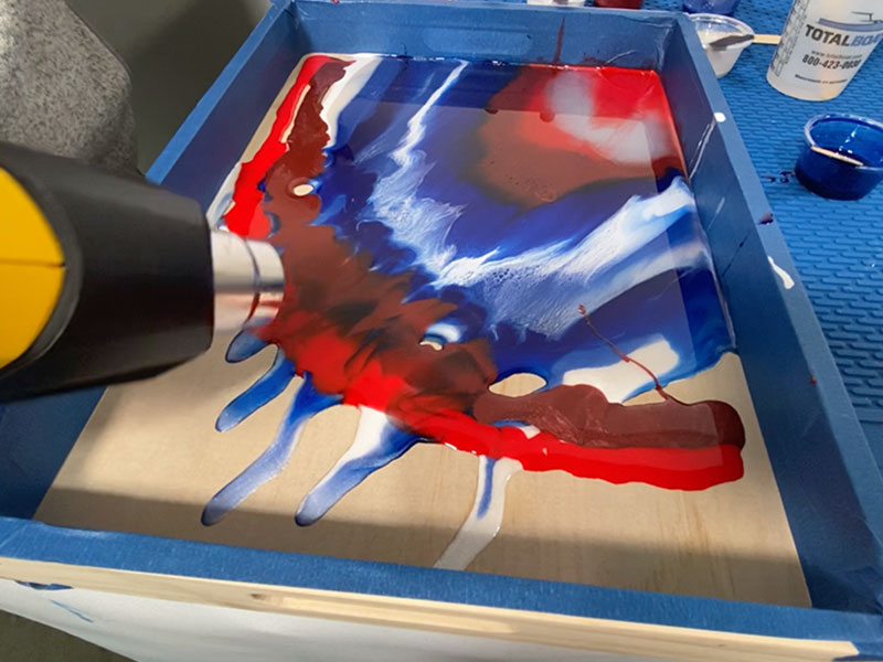 Epoxy Patriotic Serving Tray Mini Kit