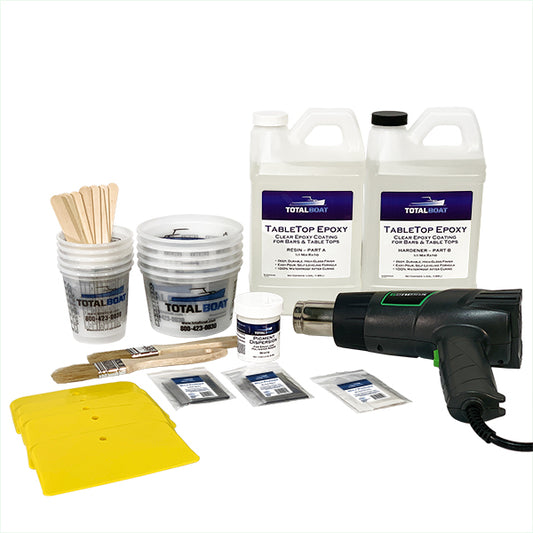 Epoxy White Marble Effect Countertop Kit