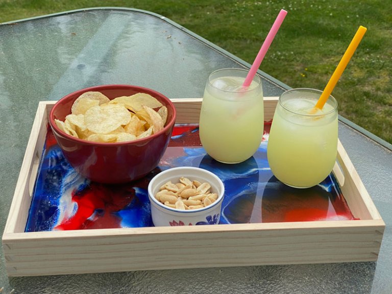 Epoxy Patriotic Serving Tray Mini Kit